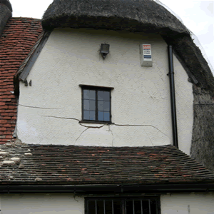 Render was cracking in various places